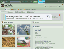 Tablet Screenshot of aka-waffle.deviantart.com