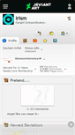 Mobile Screenshot of irism.deviantart.com