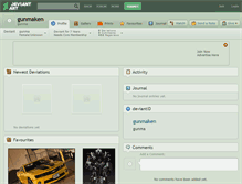 Tablet Screenshot of gunmaken.deviantart.com