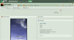 Desktop Screenshot of gfx-creator.deviantart.com