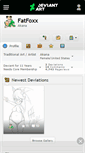 Mobile Screenshot of fatfoxx.deviantart.com