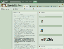 Tablet Screenshot of dragonball-oc-club.deviantart.com