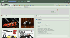 Desktop Screenshot of e-drian.deviantart.com