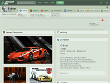 Tablet Screenshot of e-drian.deviantart.com