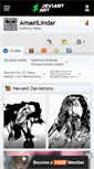 Mobile Screenshot of amaellindar.deviantart.com