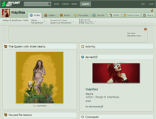 Tablet Screenshot of maydssa.deviantart.com