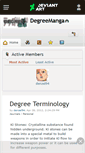 Mobile Screenshot of degreemanga.deviantart.com