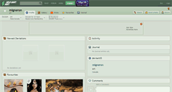 Desktop Screenshot of migneron.deviantart.com