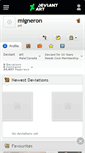 Mobile Screenshot of migneron.deviantart.com