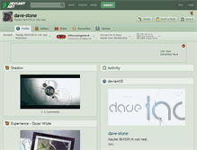 Tablet Screenshot of dave-stone.deviantart.com