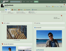 Tablet Screenshot of perfectshots.deviantart.com