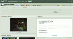 Desktop Screenshot of damocles-designs.deviantart.com