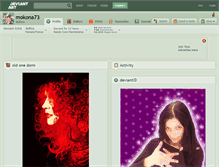 Tablet Screenshot of mokona73.deviantart.com