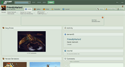 Desktop Screenshot of friendlywarlord.deviantart.com