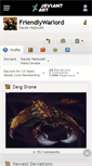 Mobile Screenshot of friendlywarlord.deviantart.com