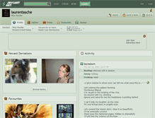 Tablet Screenshot of laurentasche.deviantart.com