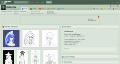 Desktop Screenshot of hallowtide.deviantart.com