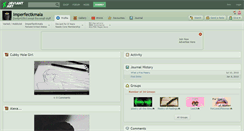 Desktop Screenshot of imperfectkmala.deviantart.com