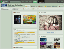 Tablet Screenshot of eerie-and-enchanting.deviantart.com
