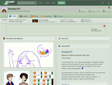 Tablet Screenshot of kouiza101.deviantart.com