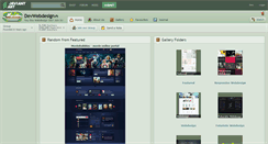 Desktop Screenshot of devwebdesign.deviantart.com