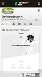 Mobile Screenshot of devwebdesign.deviantart.com