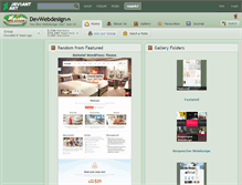 Tablet Screenshot of devwebdesign.deviantart.com