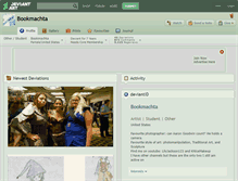 Tablet Screenshot of bookmachta.deviantart.com