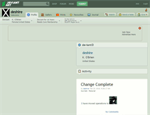 Tablet Screenshot of deshire.deviantart.com