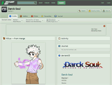 Tablet Screenshot of darck-soul.deviantart.com