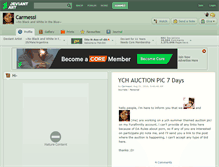 Tablet Screenshot of carmessi.deviantart.com