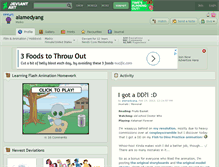 Tablet Screenshot of alamedyang.deviantart.com