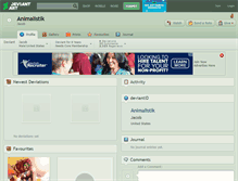 Tablet Screenshot of animalistik.deviantart.com