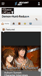 Mobile Screenshot of demon-hunt-redux.deviantart.com