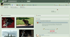 Desktop Screenshot of keelancarol.deviantart.com