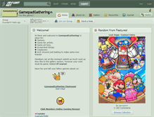 Tablet Screenshot of gamepadgathering.deviantart.com
