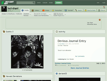 Tablet Screenshot of luci-shani.deviantart.com