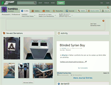 Tablet Screenshot of kombizz.deviantart.com