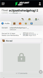 Mobile Screenshot of eclipsethehedgehog12.deviantart.com
