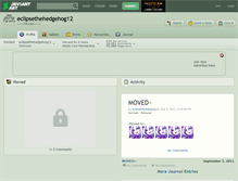 Tablet Screenshot of eclipsethehedgehog12.deviantart.com