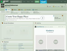 Tablet Screenshot of animeinflationman.deviantart.com