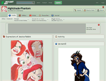 Tablet Screenshot of nightshade-phantom.deviantart.com