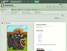 Tablet Screenshot of madmodesty.deviantart.com