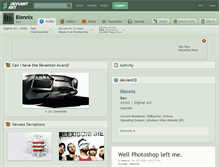 Tablet Screenshot of blennix.deviantart.com
