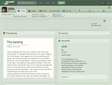 Tablet Screenshot of gdsr.deviantart.com