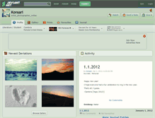 Tablet Screenshot of konsari.deviantart.com