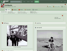 Tablet Screenshot of chrisbucks.deviantart.com