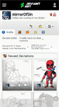 Mobile Screenshot of mirrorofsin.deviantart.com
