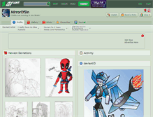 Tablet Screenshot of mirrorofsin.deviantart.com