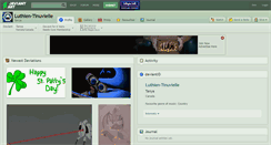 Desktop Screenshot of luthien-tinuvielle.deviantart.com